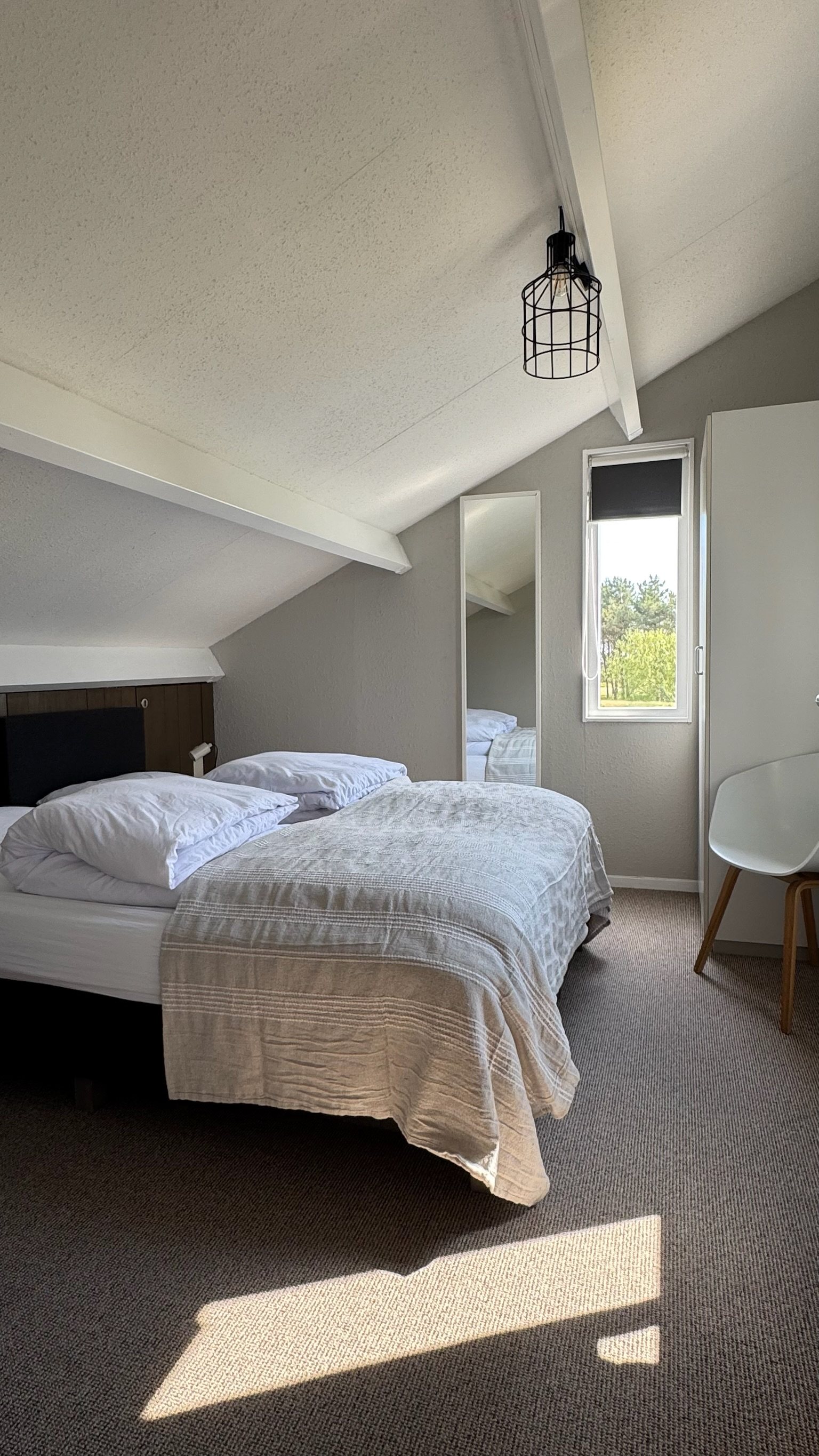 Slaapkamer boven met dakkapel